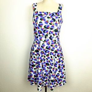 Jude Connally Sleeveless Colorful Floral Dress